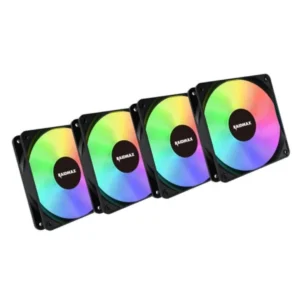 VENTILATEUR ARGB PACK * 4 + ADDRESSABLE BLACK RAIDMAX