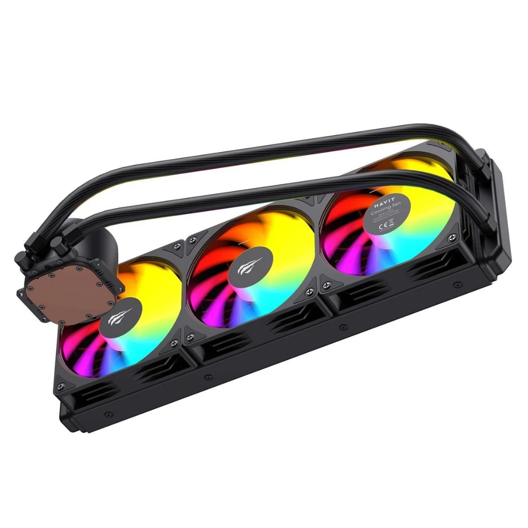 VENTILATEUR CPU HAVIT WATERCOOLING F2002 RGB 360 NOIR – Image 3