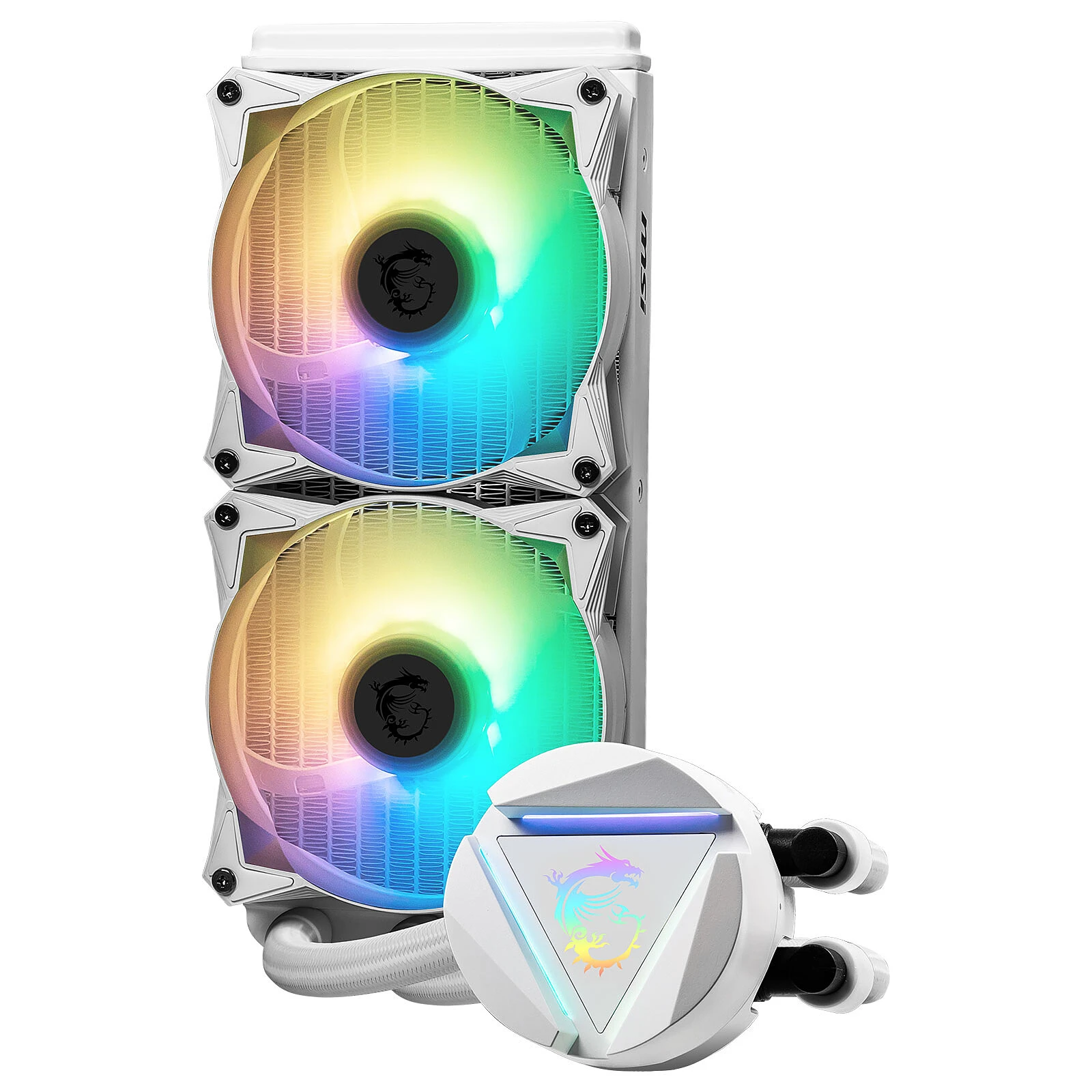 VENTILATEUR CPU MSI WATERCOOLING MAG CORELIQUID 240R V2 WHITE / BLACK – Image 5