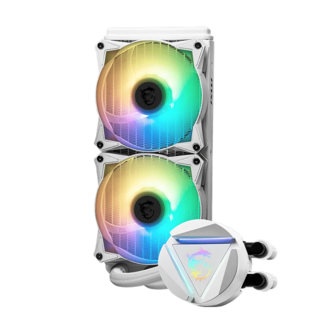 VENTILATEUR CPU MSI WATERCOOLING REDRAGON 2 FAN WHIT 240 – Image 3