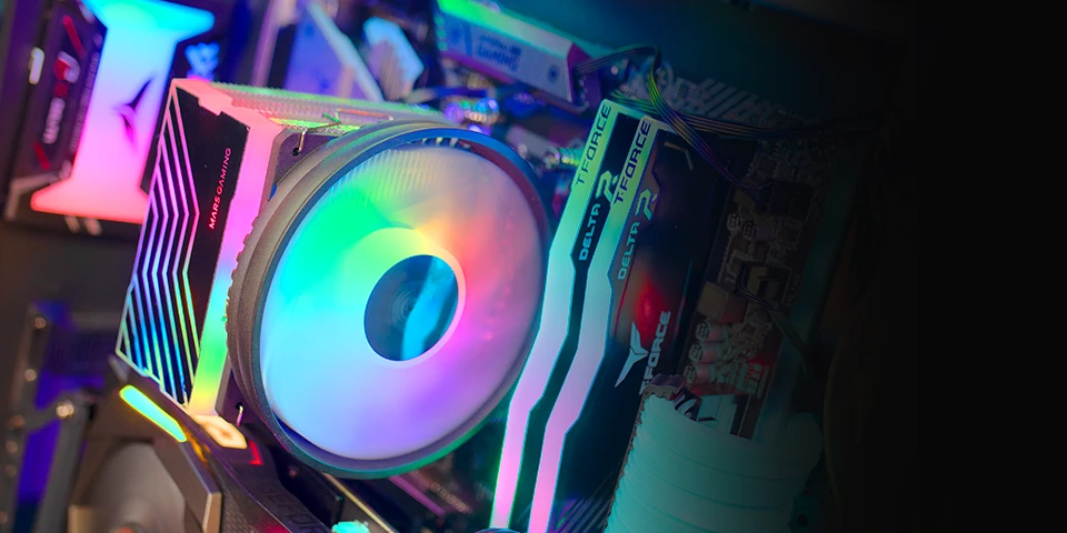 VENTILATEUR PC DE CPU MARS GAMING MCPU44 DUAL ARGB – Image 4